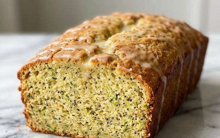 Easy Lemon Poppy Seed Zucchini Bread