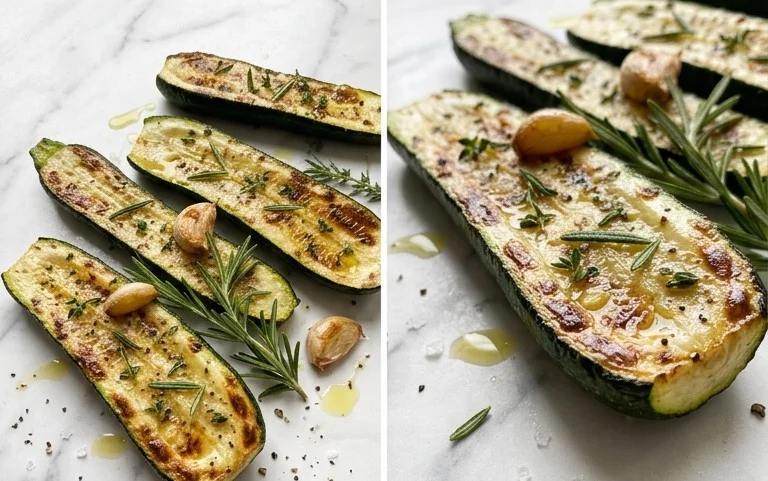 Simple Herb-Infused Roasted Zucchini Recipe