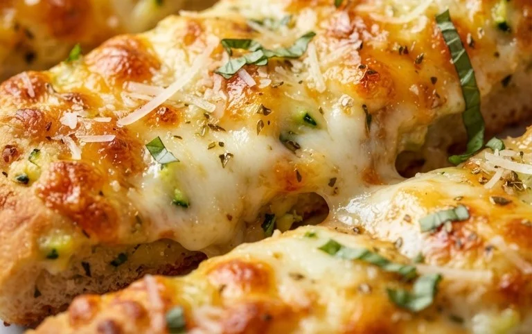Cheesy Zucchini Breadsticks