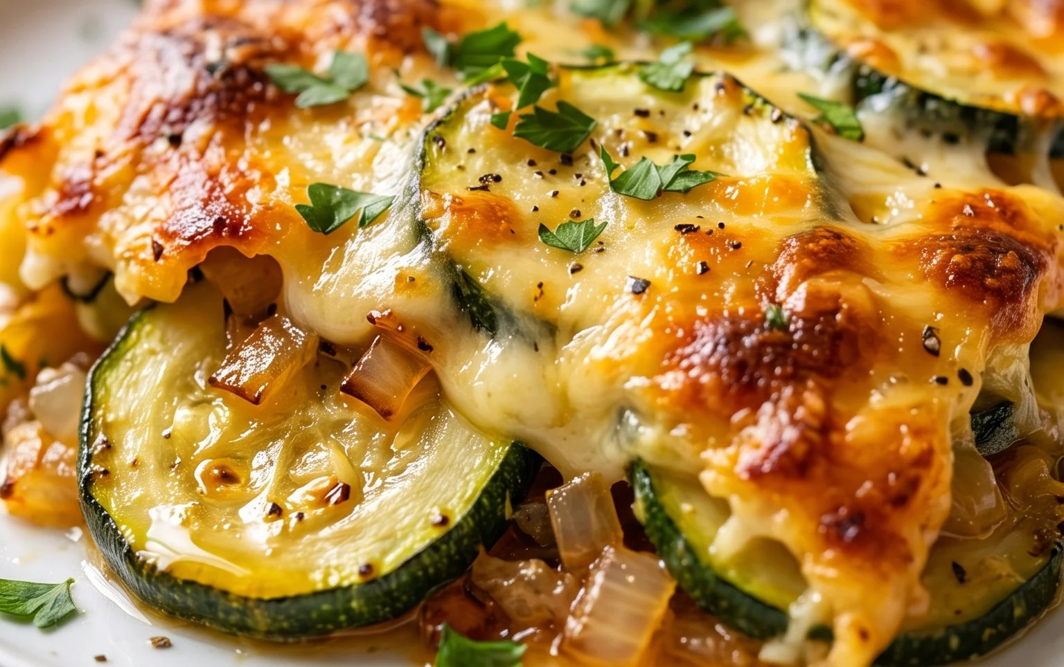 Cheesy Baked Zucchini Casserole