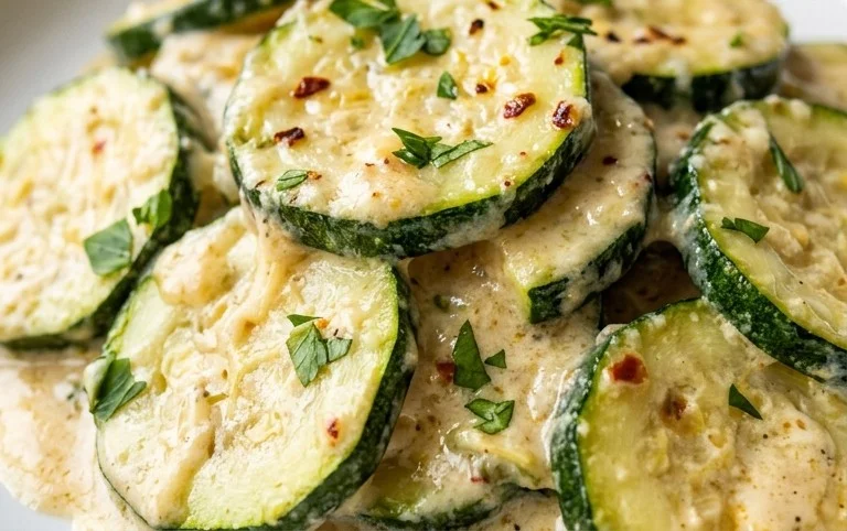 Creamy Parmesan Zucchini