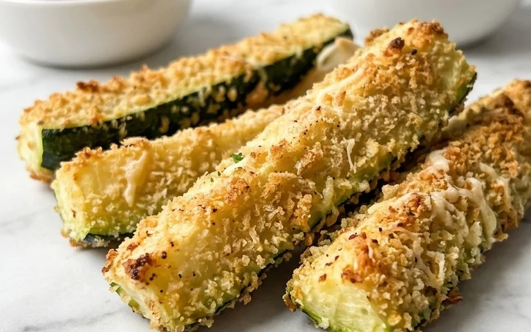 Baked Zucchini Sticks (Oven or Air Fryer)